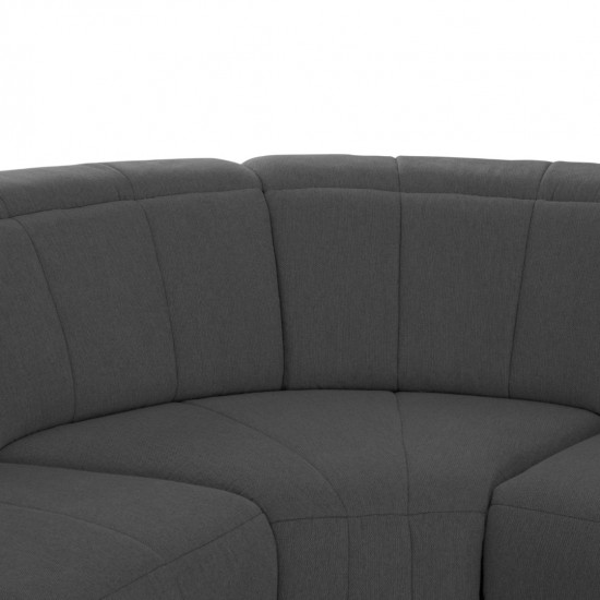 ΓΩΝΙΑΚΟΣ ΚΑΝΑΠΕΣ ΜΕ RECLINE ORACLE ΓΚΡΙ ΥΦΑΣΜΑ 293x293x98Υεκ.