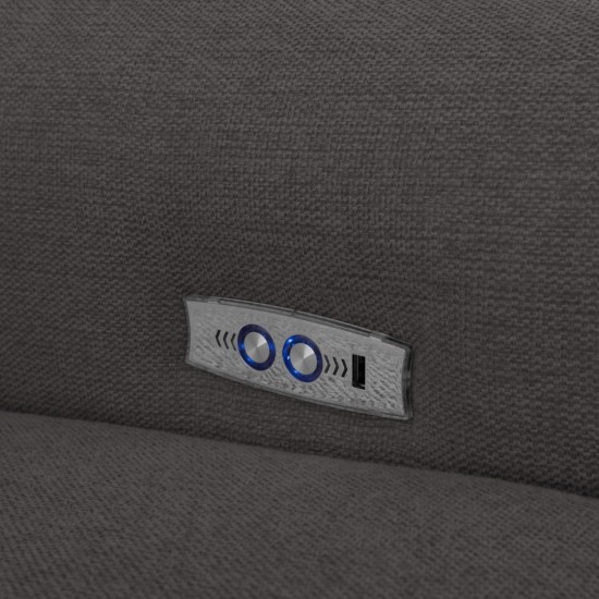 ΓΩΝΙΑΚΟΣ ΚΑΝΑΠΕΣ ΜΕ RECLINE ORACLE ΓΚΡΙ ΥΦΑΣΜΑ 293x293x98Υεκ.