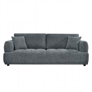 ΚΑΝΑΠΕΣ 3-ΘΕΣΙΟΣ STRUCTO ΓΚΡΙ ΥΦΑΣΜΑ 227x94x88Υεκ.