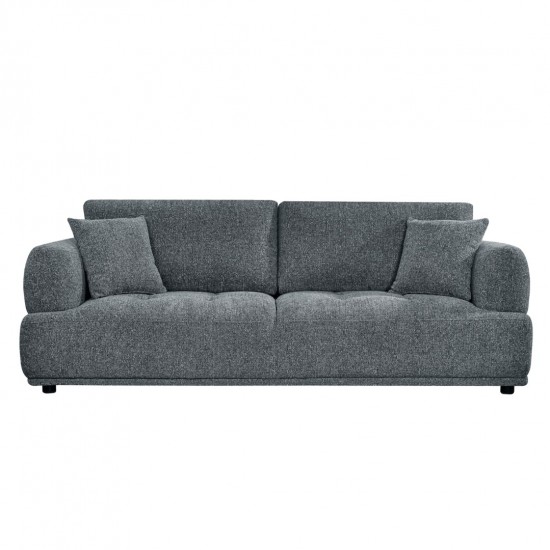 ΚΑΝΑΠΕΣ 3-ΘΕΣΙΟΣ STRUCTO ΓΚΡΙ ΥΦΑΣΜΑ 227x94x88Υεκ.