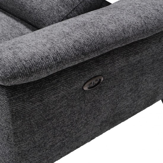 ΚΑΝΑΠΕΣ ΑΡΙΣΤΕΡΗ ΓΩΝΙΑ-ΑΝΑΚΛΙΣΗ & ΑΠΟΘΗΚΕΥΤΙΚΟΣ ΧΩΡΟΣ-RESTRO ΓΚΡΙ ΥΦΑΣΜΑ 284x224x76Υεκ