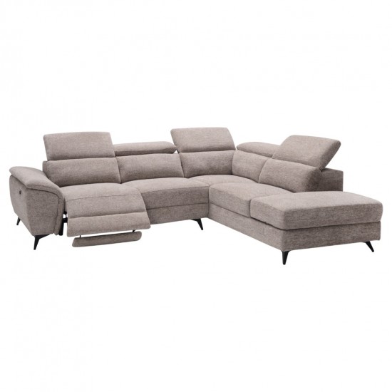 ΚΑΝΑΠΕΣ ΔΕΞΙΑ ΓΩΝΙΑ-ΑΝΑΚΛΙΣΗ & ΑΠΟΘΗΚΕΥΤΙΚΟΣ ΧΩΡΟΣ-RESTRO ΜΠΕΖ ΥΦΑΣΜΑ 284x224x76Υ