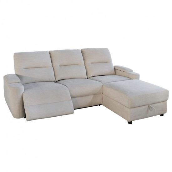 ΚΑΝΑΠΕΣ ΔΕΞΙΑ ΓΩΝΙΑ SYNTHIA ΑΝΑΚΛΙΣΗ & ΑΠΟΘ.ΧΩΡΟΣ--ΜΠΕΖ 246x159x97Υεκ