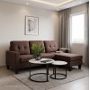 ΚΑΝΑΠΕΣ ΓΩΝΙΑ ΑΝΑΣΤΡΕΨΙΜΗ MEGGY ΚΑΦΕ ΥΦΑΣΜΑ 184.5x129x86Yεκ. ΚΑΝΑΠΕΣ ΓΩΝΙΑ ΑΝΑΣΤΡΕΨΙΜΗ MEGGY ΚΑΦΕ ΥΦΑΣΜΑ 184.5x129x86Yεκ.