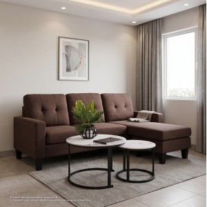 ΚΑΝΑΠΕΣ ΓΩΝΙΑ ΑΝΑΣΤΡΕΨΙΜΗ MEGGY  ΚΑΦΕ ΥΦΑΣΜΑ 184.5x129x86Yεκ.