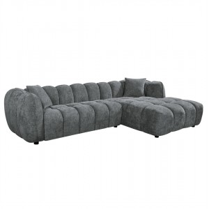 ΚΑΝΑΠΕΣ ΓΩΝΙΑ (ΔΕΞΙΑ) LYKKE ΓΚΡΙ ΥΦΑΣΜΑ 280x89-165(η γωνία)x70Υεκ ΚΑΝΑΠΕΣ ΓΩΝΙΑ (ΔΕΞΙΑ) LYKKE ΓΚΡΙ ΥΦΑΣΜΑ 280x89-165(η γωνία)x70Υεκ
