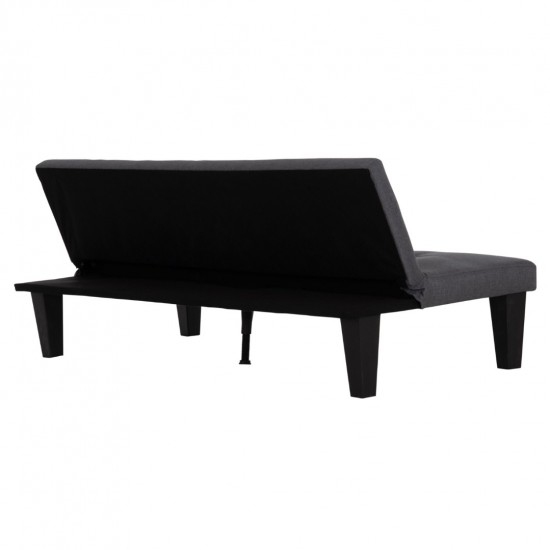 ΚΑΝΑΠΕΣ ΚΡΕΒΑΤΙ 2-ΘΕΣΙΟΣ KORO ΓΚΡΙ PU ΔΕΡΜΑ 165x75x64Υεκ