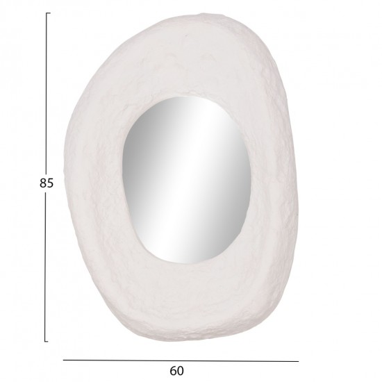 ΚΑΘΡΕΠΤΗΣ ΤΟΙΧΟΥ RIFFE FIBER CEMENT ΛΕΥΚΟ 60x13x85Υεκ.