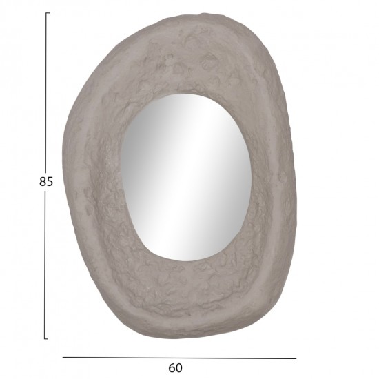 ΚΑΘΡΕΠΤΗΣ ΤΟΙΧΟΥ RIFFE FIBER CEMENT ΓΚΡΙ 60x13x85Υεκ.