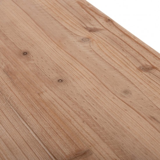 ΚΟΝΣΟΛΑ ΣΕΙΡΑ SANTORINI ΤΟΠ ΞΥΛΟ ΕΛΑΤΟΥ-ΒΑΣΗ ΥΠΟΛΕΥΚΟ MDF 150x35x82Υεκ.