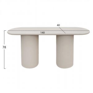 ΚΟΝΣΟΛΑ KENJI FIBER CEMENT ΣΕ ΑΝΟΙΧΤΟ ΜΠΕΖ--140x40x78Υεκ. ΚΟΝΣΟΛΑ KENJI FIBER CEMENT ΣΕ ΑΝΟΙΧΤΟ ΜΠΕΖ--140x40x78Υεκ.