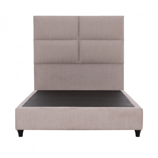 ΚΡΕΒΑΤΙ HMIΔΙΠΛΟ MILO ΑΠΟ ΜΠΕΖ ΥΦΑΣΜΑ ΓΙΑ ΣΤΡΩΜΑ 120x200 εκ.