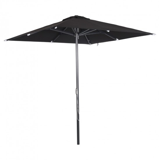 ΟΜΠΡΕΛΑ ΕΠΑΓΓΕΛΜΑΤΙΚΗ ALU 2.20x2.20 ΜΑΥΡΟ ΠΑΝΙ ΑΚΡΥΛΙΚΟ 8ΑΚΤΙΝΕΣ