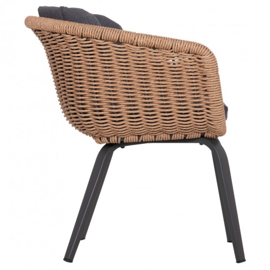 ΠΟΛΥΘΡΟΝΑ VICTUS ΑΛΟΥΜΙΝΙΟ & ΜΑΞΙΛΑΡΙΑ ΓΚΡΙ-TWIST WICKER 59x68.5x75Yεκ ΠΟΛΥΘΡΟΝΑ VICTUS ΑΛΟΥΜΙΝΙΟ & ΜΑΞΙΛΑΡΙΑ ΓΚΡΙ-TWIST WICKER 59x68.5x75Yεκ
