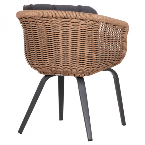 ΠΟΛΥΘΡΟΝΑ VICTUS ΑΛΟΥΜΙΝΙΟ & ΜΑΞΙΛΑΡΙΑ ΓΚΡΙ-TWIST WICKER 59x68.5x75Yεκ ΠΟΛΥΘΡΟΝΑ VICTUS ΑΛΟΥΜΙΝΙΟ & ΜΑΞΙΛΑΡΙΑ ΓΚΡΙ-TWIST WICKER 59x68.5x75Yεκ