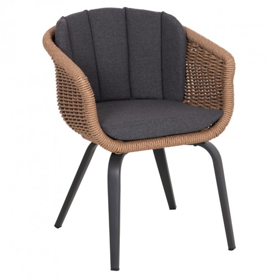 ΠΟΛΥΘΡΟΝΑ VICTUS ΑΛΟΥΜΙΝΙΟ & ΜΑΞΙΛΑΡΙΑ ΓΚΡΙ-TWIST WICKER 59x68.5x75Yεκ ΠΟΛΥΘΡΟΝΑ VICTUS ΑΛΟΥΜΙΝΙΟ & ΜΑΞΙΛΑΡΙΑ ΓΚΡΙ-TWIST WICKER 59x68.5x75Yεκ