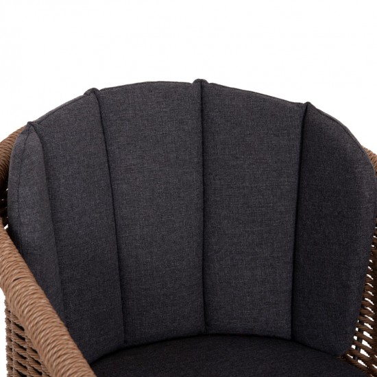 ΠΟΛΥΘΡΟΝΑ VICTUS ΑΛΟΥΜΙΝΙΟ & ΜΑΞΙΛΑΡΙΑ ΓΚΡΙ-TWIST WICKER 59x68.5x75Yεκ ΠΟΛΥΘΡΟΝΑ VICTUS ΑΛΟΥΜΙΝΙΟ & ΜΑΞΙΛΑΡΙΑ ΓΚΡΙ-TWIST WICKER 59x68.5x75Yεκ