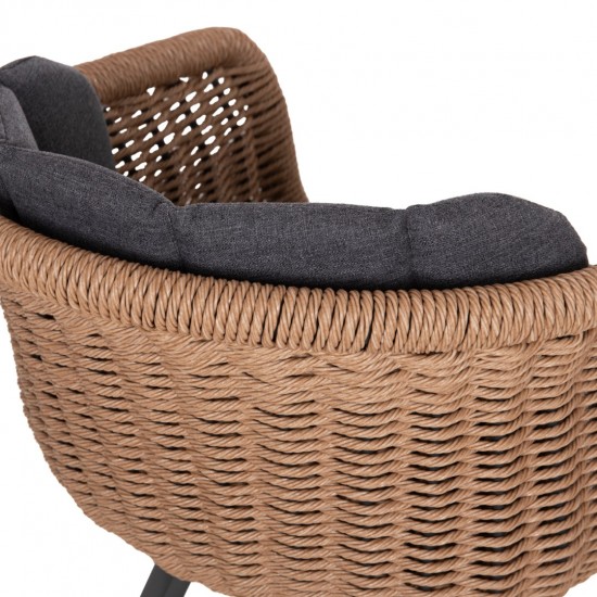 ΠΟΛΥΘΡΟΝΑ VICTUS ΑΛΟΥΜΙΝΙΟ & ΜΑΞΙΛΑΡΙΑ ΓΚΡΙ-TWIST WICKER 59x68.5x75Yεκ ΠΟΛΥΘΡΟΝΑ VICTUS ΑΛΟΥΜΙΝΙΟ & ΜΑΞΙΛΑΡΙΑ ΓΚΡΙ-TWIST WICKER 59x68.5x75Yεκ