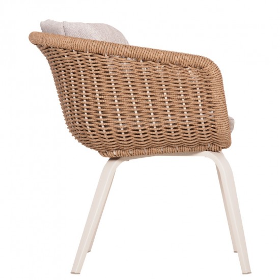 ΠΟΛΥΘΡΟΝΑ VICTUS ΑΛΟΥΜΙΝΙΟ & ΜΑΞΙΛΑΡΙΑ ΜΠΕΖ-TWIST WICKER 59x68.5x75Yεκ ΠΟΛΥΘΡΟΝΑ VICTUS ΑΛΟΥΜΙΝΙΟ & ΜΑΞΙΛΑΡΙΑ ΜΠΕΖ-TWIST WICKER 59x68.5x75Yεκ