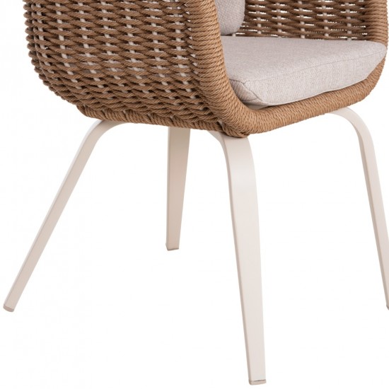 ΠΟΛΥΘΡΟΝΑ VICTUS ΑΛΟΥΜΙΝΙΟ & ΜΑΞΙΛΑΡΙΑ ΜΠΕΖ-TWIST WICKER 59x68.5x75Yεκ ΠΟΛΥΘΡΟΝΑ VICTUS ΑΛΟΥΜΙΝΙΟ & ΜΑΞΙΛΑΡΙΑ ΜΠΕΖ-TWIST WICKER 59x68.5x75Yεκ