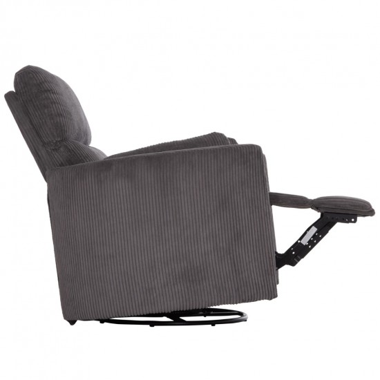 ΠΟΛΥΘΡΟΝΑ ΘΗΛΑΣΜΟΥ/RELAX VELMORA ΓΚΡΙ ΚΟΤΛΕ ΥΦΑΣΜΑ 100x90x100Υεκ