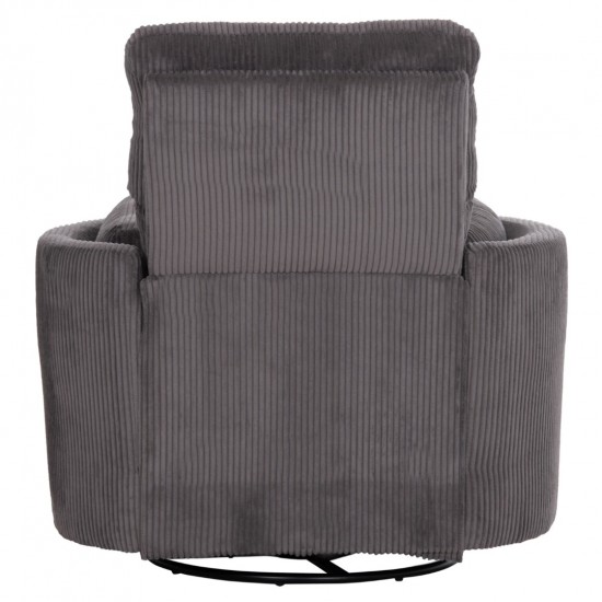 ΠΟΛΥΘΡΟΝΑ ΘΗΛΑΣΜΟΥ/RELAX VELMORA ΓΚΡΙ ΚΟΤΛΕ ΥΦΑΣΜΑ 100x90x100Υεκ