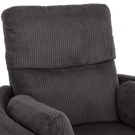 ΠΟΛΥΘΡΟΝΑ ΘΗΛΑΣΜΟΥ/RELAX VELMORA ΓΚΡΙ ΚΟΤΛΕ ΥΦΑΣΜΑ 100x90x100Υεκ