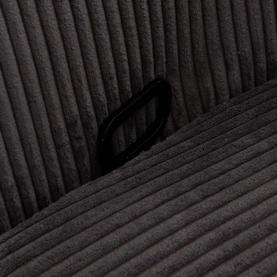 ΠΟΛΥΘΡΟΝΑ ΘΗΛΑΣΜΟΥ/RELAX VELMORA ΓΚΡΙ ΚΟΤΛΕ ΥΦΑΣΜΑ 100x90x100Υεκ