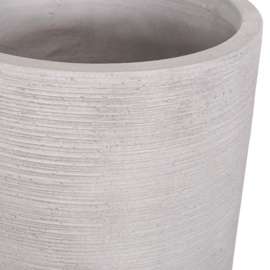 ΣΕΤ 3ΤΜΧ ΓΛΑΣΤΡΕΣ ΚΥΛΙΝΔΡΟΙ ΣΕΙΡΑ GARDENER FIBERCLAY-ΧΡΩΜΑ CEMENT Φ42.5x78.5Υεκ