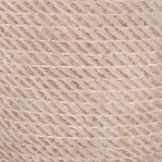 ΣΕΤ 4ΤΜΧ ΓΛΑΣΤΡΕΣ ΣΤΡΟΓΓΥΛΕΣ GARDENER FIBERCLAY--IVORY CEMENT Φ56x54.5Υεκ