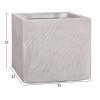 ΣΕΤ 4ΤΜΧ ΓΛΑΣΤΡΕΣ ΤΕΤΡΑΓΩΝΕΣ GARDENER FIBERCLAY ΓΚΡΙ CEMENT 37x37x31.5Υεκ. ΣΕΤ 4ΤΜΧ ΓΛΑΣΤΡΕΣ ΤΕΤΡΑΓΩΝΕΣ GARDENER FIBERCLAY ΓΚΡΙ CEMENT 37x37x31.5Υεκ.