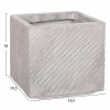 ΣΕΤ 4ΤΜΧ ΓΛΑΣΤΡΕΣ ΤΕΤΡΑΓΩΝΕΣ GARDENER FIBERCLAY ΓΚΡΙ CEMENT 37x37x31.5Υεκ. ΣΕΤ 4ΤΜΧ ΓΛΑΣΤΡΕΣ ΤΕΤΡΑΓΩΝΕΣ GARDENER FIBERCLAY ΓΚΡΙ CEMENT 37x37x31.5Υεκ.