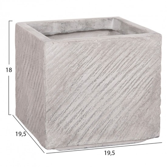 ΣΕΤ 4ΤΜΧ ΓΛΑΣΤΡΕΣ ΤΕΤΡΑΓΩΝΕΣ GARDENER FIBERCLAY ΓΚΡΙ CEMENT 37x37x31.5Υεκ. ΣΕΤ 4ΤΜΧ ΓΛΑΣΤΡΕΣ ΤΕΤΡΑΓΩΝΕΣ GARDENER FIBERCLAY ΓΚΡΙ CEMENT 37x37x31.5Υεκ.