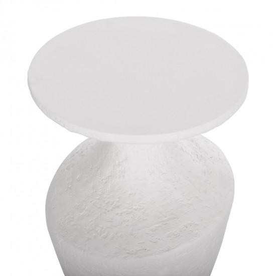 ΣΕΤ ΒΟΗΘΗΤΙΚΑ ΤΡΑΠΕΖΙΑ REBON 2ΤΜΧ FIBER CEMENT ΣΕ ΛΕΥΚΟ--Φ40εκ & Φ27,5εκ