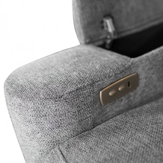 ΣΕΤ ΚΑΝΑΠΕΣ-ΠΟΛΥΘΡΟΝΑ RELAX SYNTHIA ΓΚΡΙ ΥΦΑΣΜΑ-ΗΛ.ΑΝΑΚΛΙΣΗ [L]