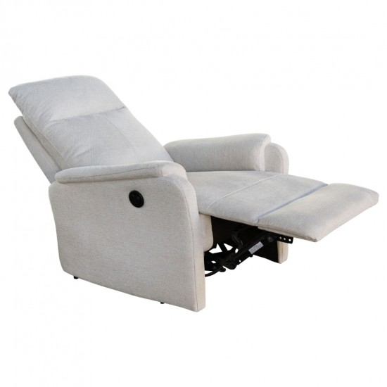 ΣΕΤ ΚΑΝΑΠΕΣ-ΠΟΛΥΘΡΟΝΑ RELAX SYNTHIA ΜΠΕΖ ΥΦΑΣΜΑ-ΗΛ.ΑΝΑΚΛΙΣΗ [R]