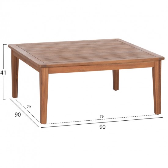 ΣΕΤ ΣΑΛΟΝΙ ΓΩΝΙΑ ΕΞΩΤΕΡΙΚΟΥ  ΧΩΡΟΥ 3ΤΜΧ SANJI ΞΥΛΟ ΑΚΑΚΙΑΣ-ΑΛΟΥΜΙΝΙΟ-ΣΧΟΙΝΙ