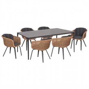 ΣΕΤ ΤΡΑΠΕΖΑΡΙΑΣ 7ΤΜΧ VICTUS ΓΚΡΙ ΑΛΟΥΜΙΝΙΟ -SINTERED STONE-OLEFIN--WICKER ΣΕΤ ΤΡΑΠΕΖΑΡΙΑΣ 7ΤΜΧ VICTUS ΓΚΡΙ ΑΛΟΥΜΙΝΙΟ -SINTERED STONE-OLEFIN--WICKER