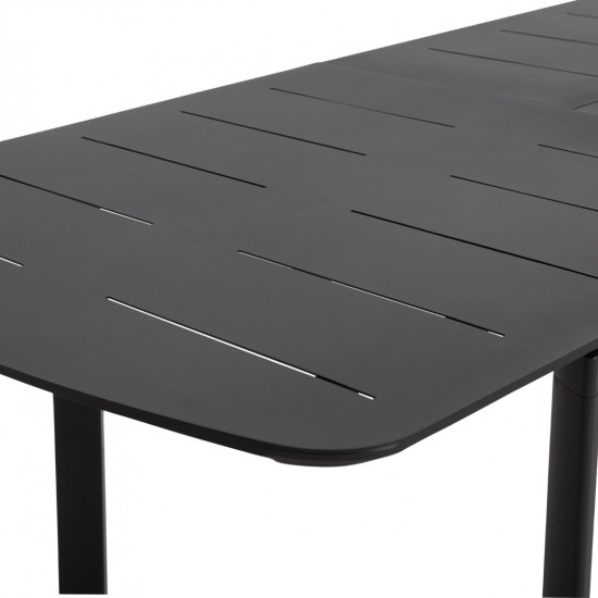 ΣΕΤ ΤΡΑΠΕΖΑΡΙΑΣ ΕΞΩΤΕΡΙΚΟΥ ΧΩΡΟΥ 6 ΘΕΣΕΩΝ ELARA ΓΚΡΙ ΑΛΟΥΜΙΝΙΟ-ΕΠΕΚΤΕΙΝΟΜΕΝΟ ΤΡΑΠΕΖΙ