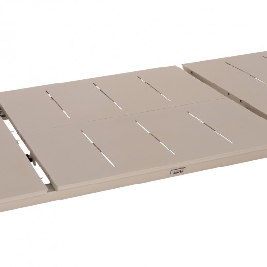 ΣΕΤ ΤΡΑΠΕΖΑΡΙΑΣ ΕΞΩΤΕΡΙΚΟΥ ΧΩΡΟΥ 6 ΘΕΣΕΩΝ ELARA ΜΠΕΖ ΑΛΟΥΜΙΝΙΟ-ΕΠΕΚΤΕΙΝΟΜΕΝΟ ΤΡΑΠΕΖΙ