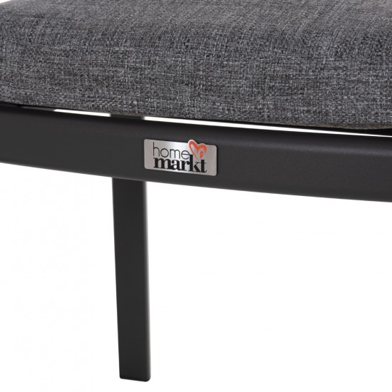 ΣΕΤ ΤΡΑΠΕΖΑΡΙΑΣ ΕΞΩΤΕΡΙΚΟΥ ΧΩΡΟΥ 6 ΘΕΣΕΩΝ ELARA ΓΚΡΙ ΑΛΟΥΜΙΝΙΟ-ΕΠΕΚΤΕΙΝΟΜΕΝΟ ΤΡΑΠΕΖΙ