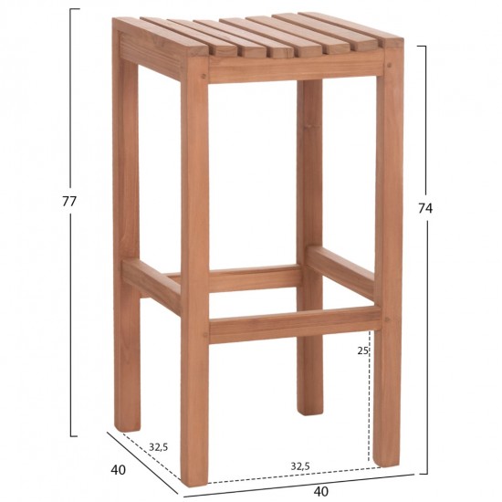 ΣΕΤ ΤΡΑΠΕΖΙ ΜΕ 4 ΣΚΑΜΠΟ ΜΠΑΡ NIKOL ΞΥΛΟ TEAK ΣΕ ΦΥΣΙΚΟ ΧΡΩΜΑ ΣΕΤ ΤΡΑΠΕΖΙ ΜΕ 4 ΣΚΑΜΠΟ ΜΠΑΡ NIKOL ΞΥΛΟ TEAK ΣΕ ΦΥΣΙΚΟ ΧΡΩΜΑ