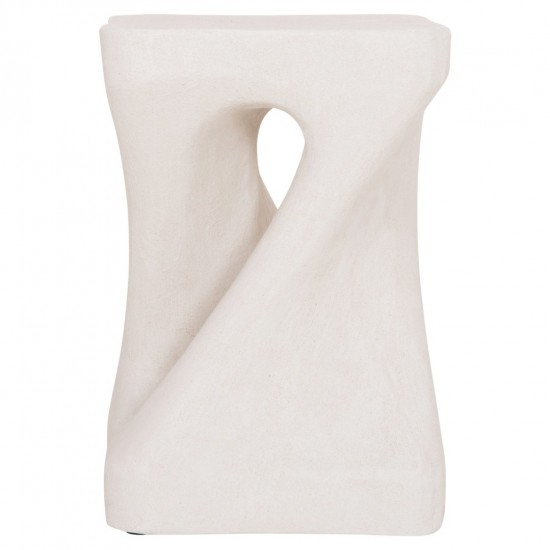 ΣΚΑΜΠΟ ΤΕΤΡΑΓΩΝΟ SANTORINI ΠΟΛΥΡΗΤΙΝΗ--ΥΠΟΛΕΥΚΟ ΧΡΩΜΑ 30x30x45Yεκ