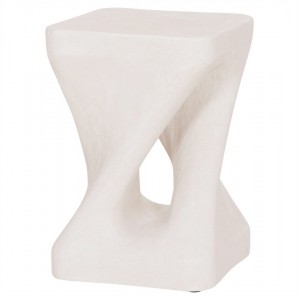 ΣΚΑΜΠΟ ΤΕΤΡΑΓΩΝΟ SANTORINI ΠΟΛΥΡΗΤΙΝΗ--ΥΠΟΛΕΥΚΟ ΧΡΩΜΑ 30x30x45Yεκ