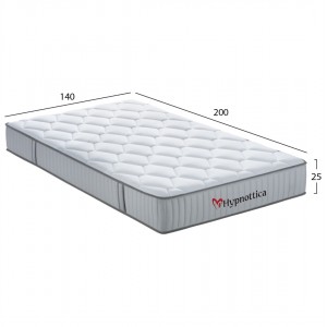 ΣΤΡΩΜΑ ΔΙΠΛΟ HYPNOTTICA POCKET SPRINGS--ΛΕΥΚΟ 140x200x25Υεκ. ΣΤΡΩΜΑ ΔΙΠΛΟ HYPNOTTICA POCKET SPRINGS--ΛΕΥΚΟ 140x200x25Υεκ.