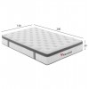 ΣΤΡΩΜΑ ΔΙΠΛΟ SILENTIUM POCKET SPRINGS--ΛΕΥΚΟ 140x200x30Υεκ.