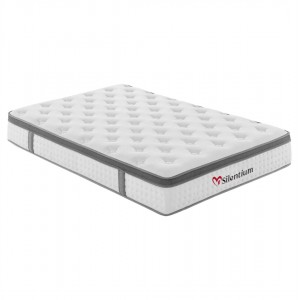 ΣΤΡΩΜΑ ΔΙΠΛΟ SILENTIUM POCKET SPRINGS--ΛΕΥΚΟ 140x200x30Υεκ.