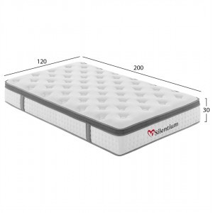 ΣΤΡΩΜΑ ΗΜΙΔΙΠΛΟ SILENTIUM POCKET SPRINGS--ΛΕΥΚΟ 120x200x30Υεκ.