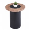 ΤΡΑΠΕΖΑΚΙ ΣΤΡΟΓΓΥΛΟ ΒΟΗΘΗΤΙKΟ OVALON MDF TOP ΚΑΡΥΔΙ & ΒΑΣΗ ΜΑΥΡΗ Φ45x50Υεκ ΤΡΑΠΕΖΑΚΙ ΣΤΡΟΓΓΥΛΟ ΒΟΗΘΗΤΙKΟ OVALON MDF TOP ΚΑΡΥΔΙ & ΒΑΣΗ ΜΑΥΡΗ Φ45x50Υεκ