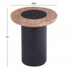 ΤΡΑΠΕΖΑΚΙ ΣΤΡΟΓΓΥΛΟ ΒΟΗΘΗΤΙKΟ OVALON MDF TOP ΚΑΡΥΔΙ & ΒΑΣΗ ΜΑΥΡΗ Φ45x50Υεκ ΤΡΑΠΕΖΑΚΙ ΣΤΡΟΓΓΥΛΟ ΒΟΗΘΗΤΙKΟ OVALON MDF TOP ΚΑΡΥΔΙ & ΒΑΣΗ ΜΑΥΡΗ Φ45x50Υεκ